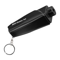 Trimate 緊急脱出用レスキューハンマー シートベルトカッター搭載 TR-RH001-BK 1個 67-4920-59（直送品）