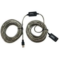 Trimate USB延長ケーブル 20m USB typeーA(オスーメス)USB2.0 TR-UEC20 1個 67-4921-63（直送品）