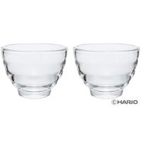 HARIO 耐熱湯呑み 2個セット 1ケース(24箱) HU-1424 1ケース(24個) 68-5182-28（直送品）