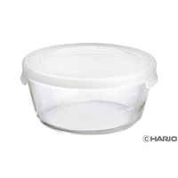 HARIO 耐熱ガラス製保存容器・丸600 1ケース(36個) MST-60-TW 68-5182-32（直送品）