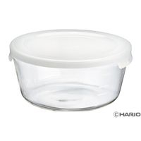 HARIO 耐熱ガラス製保存容器・丸1200 1ケース(24個) MST-120-TW 68-5182-33（直送品）