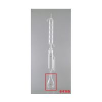 AGCテクノグラス 透明摺合せナス型フラスコ 500mL D-NASUGJ-FK500 1本 69-1576-23（直送品）