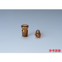 AGCテクノグラス 共通摺合せストッパー(茶，中空平栓)規格27 B-7570F-STOPER27 1個 69-1581-82（直送品）