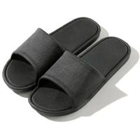 Trimate 滑り止め付きスリッパ ブラック 23~24cm TR-SSP001-GR 1個 69-3003-42（直送品）