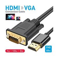 Trimate HDMIーVGA変換ケーブル 1m TR-HDA009-1 1個 69-3106-25（直送品）