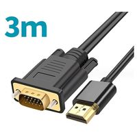 Trimate HDMIーVGA変換ケーブル 3m TR-HDA009-3 1個 69-3106-27（直送品）