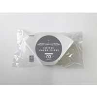 ペガサスコーヒーペーパーフィルター 03W 1ケース(100枚×10袋入) PEF-03-100W-BOX 1ケース(1000枚)（直送品）