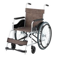 アズワン 自走式車いす 標準(介助ブレーキ無) NVO-0 1台 8-900-01（直送品）