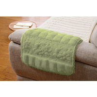 ファミリー・ライフ トーション付きふわふわローズアームカバー2枚組 グリーン a3549120 1セット(2枚入)（直送品）