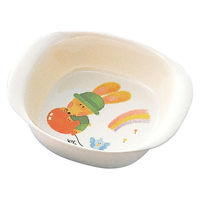 国際化工 ボウル 持ち手付き 15cm スイートラビット メラミン 440545 1個（直送品）