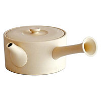 南海通商 急須 460ml ロクサン tokoname 平型 ホワイト 476136 1個（直送品）