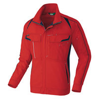 アイトス 長袖ブルゾン レッド S 1930-009-S 1930 1着（直送品）