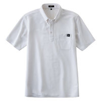 アイトス 半袖ポロシャツ ホワイト L 10611-001-L 10611 1枚（直送品）