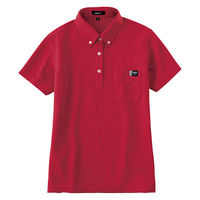 アイトス 半袖ポロシャツ レッド 7 10611-009-7 10611 1枚（直送品）