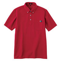 アイトス 半袖ポロシャツ レッド LL 10611-009-LL 10611 1枚（直送品）