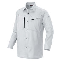 アイトス 長袖シャツ シルバーグレー L 3335-003-L 3335 1枚（直送品）