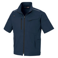 アイトス 半袖ブルゾン ネイビー L 3332-008-L 3332 1着（直送品）