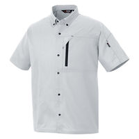 アイトス 半袖シャツ シルバーグレー L 3337-003-L 3337 1枚（直送品）