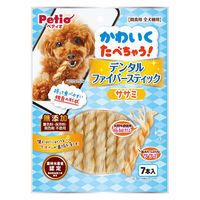 ペティオ かわいくたべちゃう！デンタルファイバースティック ササミ 7本入 1袋 犬用 おやつ