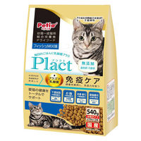 ペティオ プラクト 総合栄養食 幼猫～成猫用 ドライフード フィッシュミックス味 国産 540g（分包タイプ270g×2袋）1袋 キャットフード