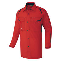 アイトス 長袖シャツ レッド 4L 1935-009-4L 1935 1枚（直送品）