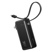 ECOFLOW 3ーinー1 10000mAh 35W モバイルバッテリー ブラック EF-RAPID35W10K3IN1-B-JP 1個