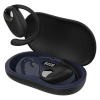 グリーンハウス オープンイヤー型 ワイヤレスイヤホン ブラック GH-OWSA-BK 1個