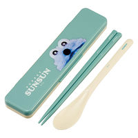 パペットスンスン コンビセット お箸＆スプーン CCS3SA 1個 カトラリーセット 食洗機対応 日本製 スケーター