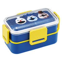 パペットスンスン 2段ふわっと弁当箱 PFLW4 1個 電子レンジ対応 食洗機対応 お弁当箱 日本製 スケーター