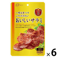 おつまみ おやつ ジャーキー 畜肉 なとり　ゴールドパック　おいしいサラミ　46ｇ 1セット（1個×6）