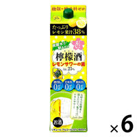 清洲城信長 檸檬酒 レモンサワーの素 パック　1.8L 1セット（6本）　清洲桜醸造　リキュール