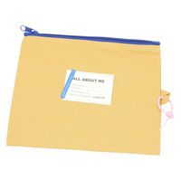 LABELフラットポーチＬ イエロー studio CLIP