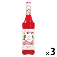 業務用 割り材 モナン ピンクグレープフルーツ・シロップ 700ml 3本 MONIN 割材 ドリンクベース フレーバーシロップ