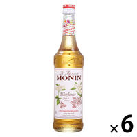 業務用 割り材 モナン エルダーフラワー・シロップ 700ml 6本 MONIN 割材 ドリンクベース フレーバーシロップ