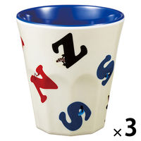 パペットスンスン メラミンタンブラー270mL MTB2 1セット（1個×3） 食洗機対応 コップ スケーター