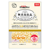 ドギーマン 無添加良品 ふわサクッ！お米ぼうろ さつまいも入り 国産 36g 1袋 ドッグフード 犬用 おやつ