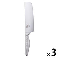 菜切包丁 165mm オールステンレス 関孫六 匠創 000AB5168 1セット（1個×3） 食洗機対応 貝印