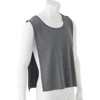 ケアファッション 丸首脇縫製無シャツ グレー L~LL W0180066112 1着（直送品）