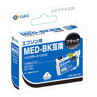 G&G エプソン用 互換インク ブラック（MEDーBK互換） HBEーMEDーBK 1個