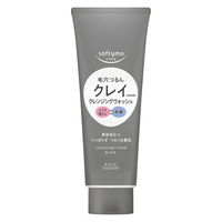ソフティモ　クレイ　クレンジングウォッシュ　ブラック　1個　洗顔　クレンジング　コーセーコスメポート