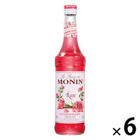 業務用 割り材 モナン ローズ・シロップ 700ml 1ケース(6本) MONIN 割材 ドリンクベース フレーバーシロップ
