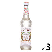 業務用 割り材 モナン シュガー・シロップ 700ml 3本 MONIN 割材 ドリンクベース フレーバーシロップ
