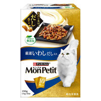 モンプチ ドライ ボックス 厳選 いわしだし入り 190g（19g×10袋）1箱 ネスレ日本 キャットフード