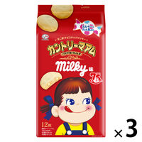 クッキー ビスケット 個包装 お配り菓子 カントリーマアム　ミルキー味 12枚入 1セット（1個×3）