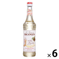 業務用 割り材 モナン ホワイトチョコレート・シロップ 700ml 6本 MONIN 割材 ドリンクベース フレーバーシロップ