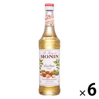 業務用 割り材 モナン ヘーゼルナッツ・シロップ 700ml 6本 MONIN 割材 ドリンクベース フレーバーシロップ