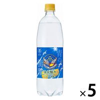 【アウトレット】チェリオ 強炭酸水レモン ブルーインパルス 青の衝撃 1000ml 1セット（5本） ソーダ 天然水