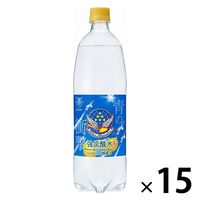 【アウトレット】チェリオ 強炭酸水レモン ブルーインパルス 青の衝撃 1000ml 1セット（15本） ソーダ 天然水