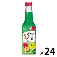 眞露 チャミスルトクトク すもも 5°275ml 瓶 1セット（1本×24） 真露 ジンロ JINRO