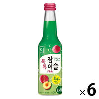 眞露 チャミスルトクトク すもも 5°275ml 瓶 1セット（1本×6） 真露 ジンロ JINRO